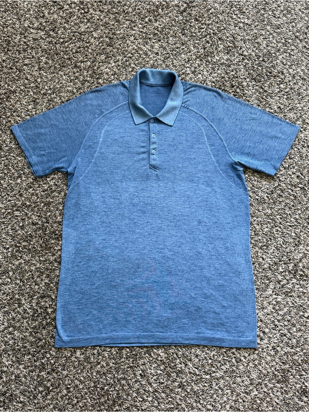 Lululemon Metal Vent Tech Men’s Polo 2.0 Size Large Tempest Blue Colorway